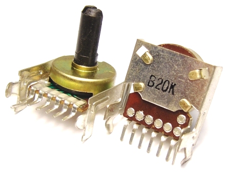 резистор переменный имп. ст d16 6+1тонкомп20K №14B
