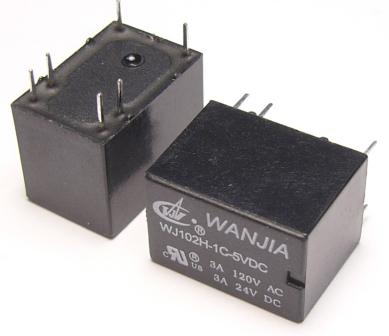 WJ102H-1C 5VDC 3A / реле