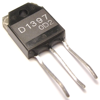 2SD1397  / NPN + D / 1500V / 3,5A / 80W / MHz / 