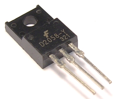 2SD2058  / NPN / 60V / 3A / 25W / 3MHz / 