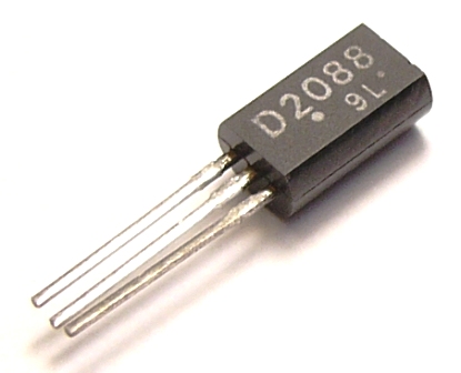 2SD2088  / NPN Darl + D / 60V / 2A / 0,9W / 100MHz / 