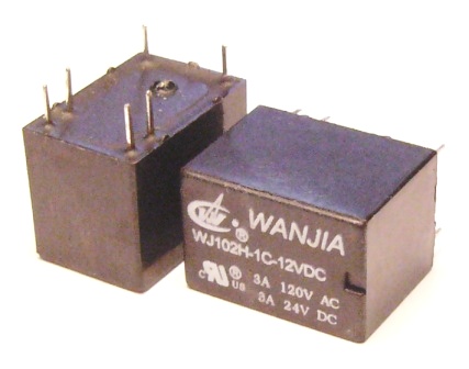 WJ102H-1C 12VDC 3A / реле