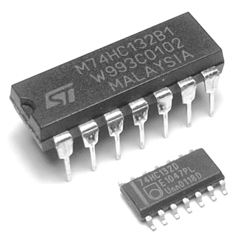 74HC132D=КФ1564ТЛ3 / SO14 / микросхема /