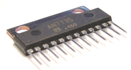 AN7135 / микросхема / УHЧ  2x7.5W (15V/3 Ом), Gv=44.5dB