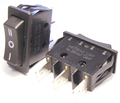 RS-123-11C  3p ON-OFF-ON, без фиксации (125VDC,20A)