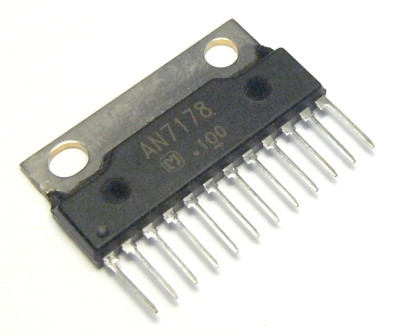 AN7178=AN7169,HA1377,HA1398,AN7168 / микросхема / Dual 5.7W Audio Power Ampifier Circuit