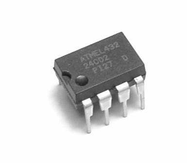 AT24C02-10PI-2,7 EEPROM serial I2C 256x8,100kHz,2,7V / микросхема /